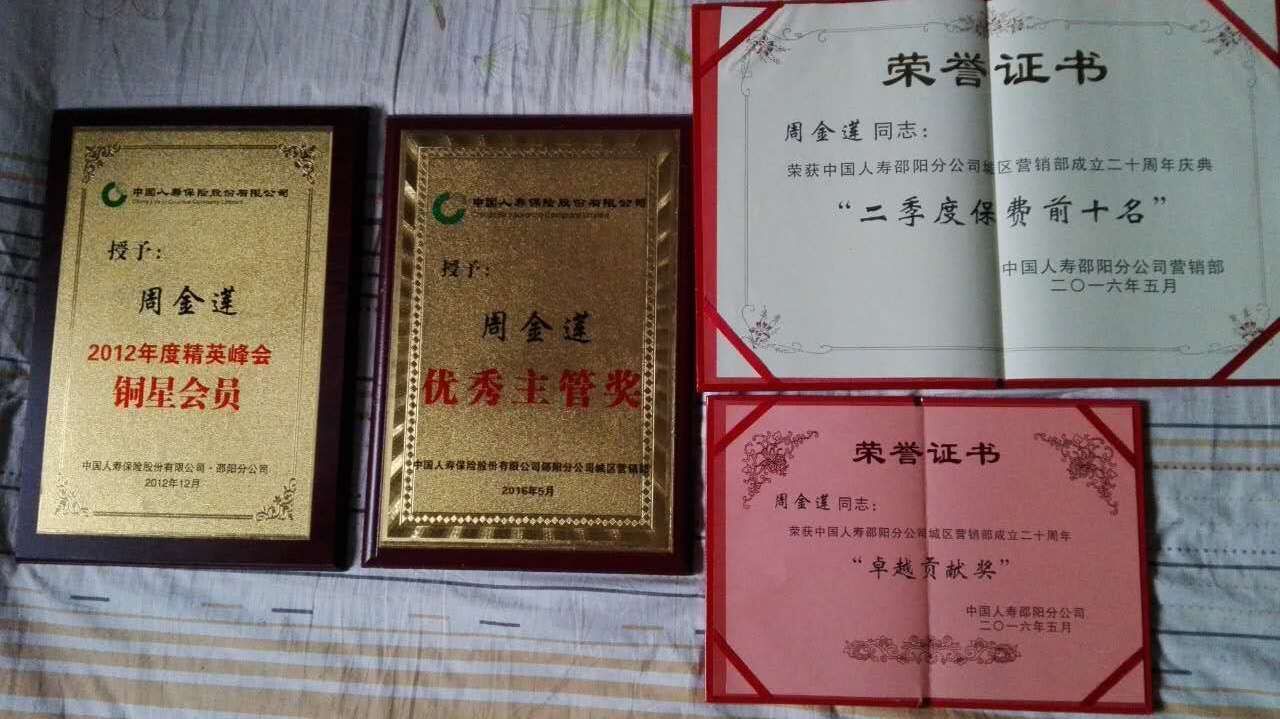 榮譽證書
